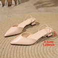 thumbnail image 4 of Willtoo Pointed Toe Mule Sandals for Women, High Heel Slippers for Office, Spring Casual Sandal, 4 of 7