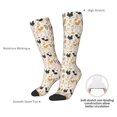thumbnail image 5 of Picia Women Crew Soft Moisture-wicking Socks Cartoon Chickens Pattern Design Cotton Socks, One Size fit All, 5 of 9
