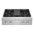 thumbnail image 5 of Kitchenaid KCGC500JSS Kitchenaid 30" 4-burner Commercial-style Gas Rangetop Stainless Steel, 5 of 7
