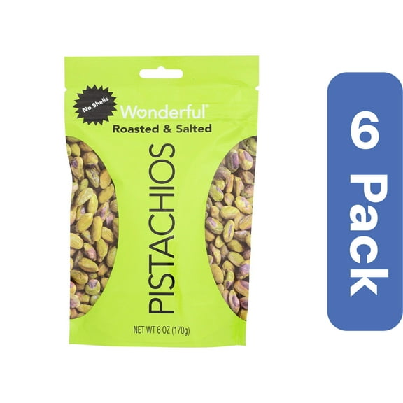 Wonderful Pistachios Pistachio Kernels 6 oz (Pack Of 6)