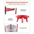 thumbnail image 6 of KFFKFF 3.69 Gal/14L Fruit Wine Press Stainless Steel Basket Wine Making Press Cider Apple Grape Crusher Juice Maker Tool, 6 of 10