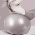 thumbnail image 4 of Exercise Ball for Physical Therapy, Swiss Ball Physio Ball for Rehab Exercises, Workout Fitness Ball for Core Strength, Yoga Ball for Balance & Flexibility锛宻ilver锛宖rosted-65cm,F45278, 4 of 5