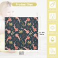 thumbnail image 6 of SKYSONIC 5 PCS Axolotl Sea Weed Baby Muslin Washcloths, Hand Drawn Face Towel Burp Cloths Ultrasoft Absorbent Cotton Bath Wipes Towels for Newborn Boys Girls, 6 of 7