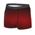thumbnail image 2 of Naloa Red Geometric Perforated Square Print Mens Underwear - Boxers for Men, Classic Briefs for Men, 2 of 9