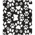 thumbnail image 2 of Black and White Dog Paw Prints Magnetic Mailbox Cover MailWraps Garden Yard Home Decor for Outside Oversized-25.4" x20.8"\u2026, 2 of 6