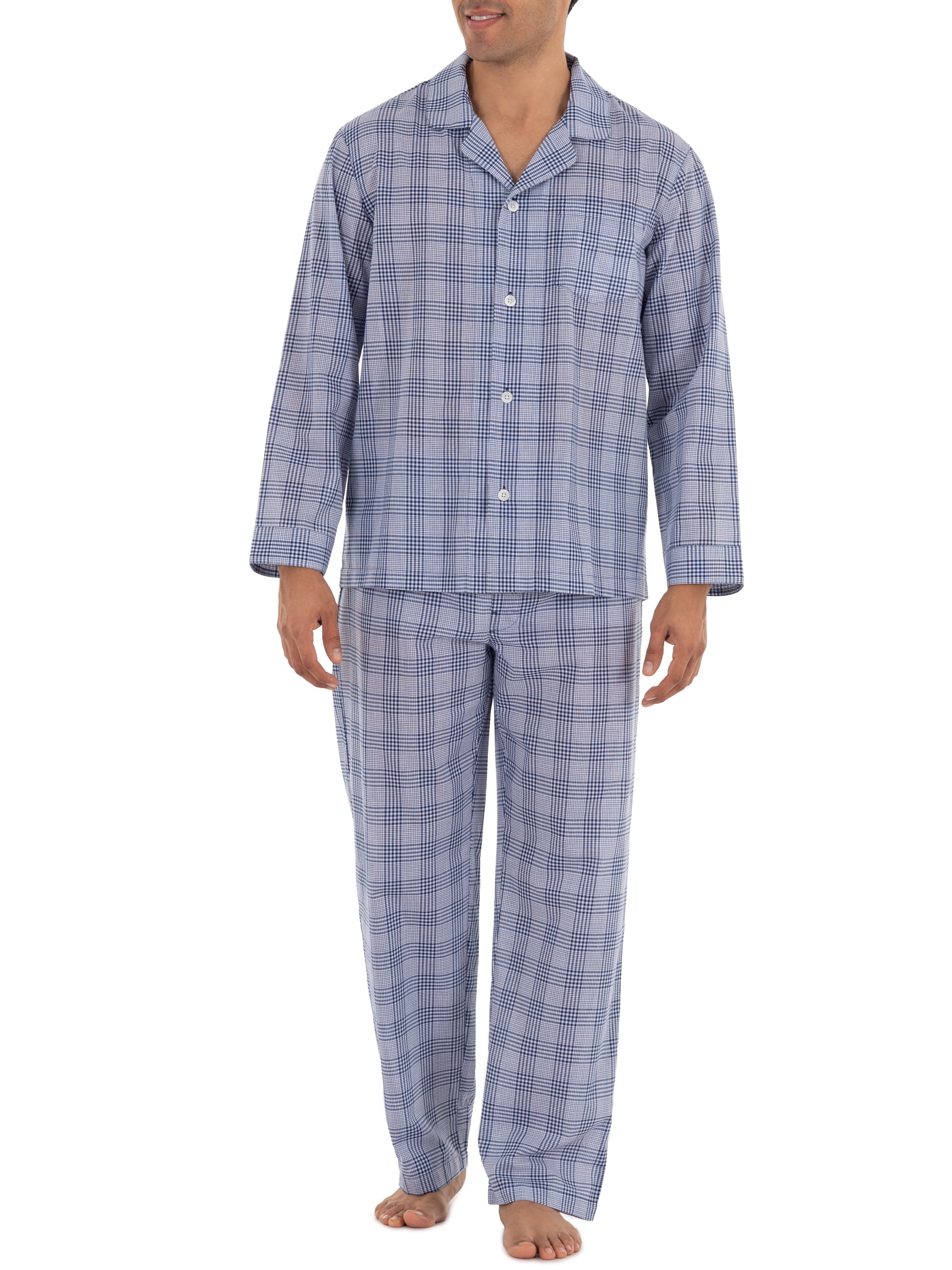 Tom Franks fleece long pyjamas pantalon & t-shirt set 