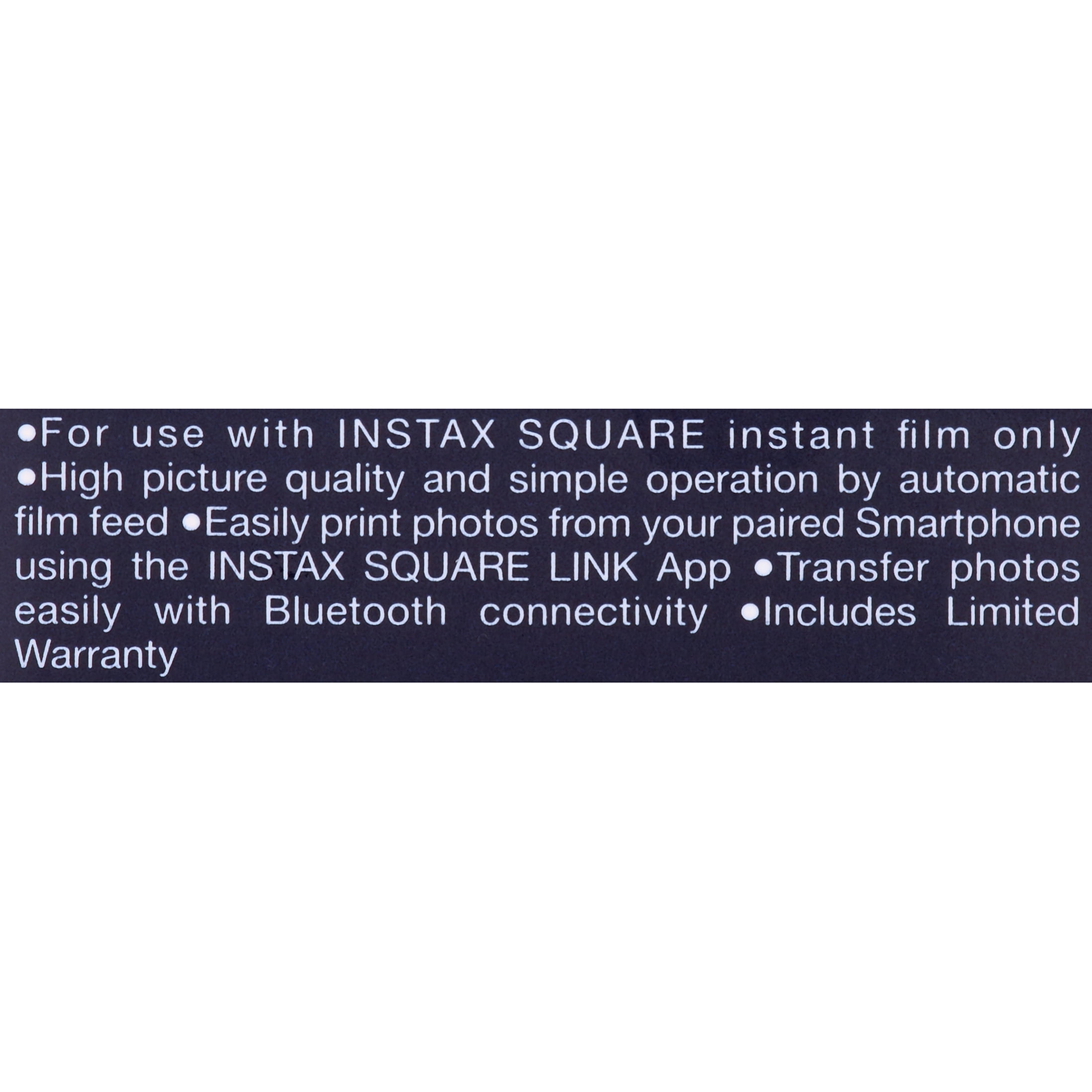 Instax Square Link Wireless Smartphone Printer, Ash White