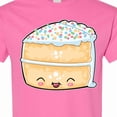 thumbnail image 4 of Inktastic Cute Smiling Cake with Confetti Sprinkles T-Shirt, 4 of 5