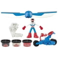 thumbnail image 1 of Playset Play-Doh Marvel Captain America Moto-Slicer durante más de 4 años, 1 of 9