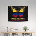 thumbnail image 2 of Póster de tapiz con bandera de Honduras y mariposas, 29 x 37 pulgadas, decoración del hogar, decoración de pared para dormitorio, fiesta, sala de estar y dormitorio, 2 of 8