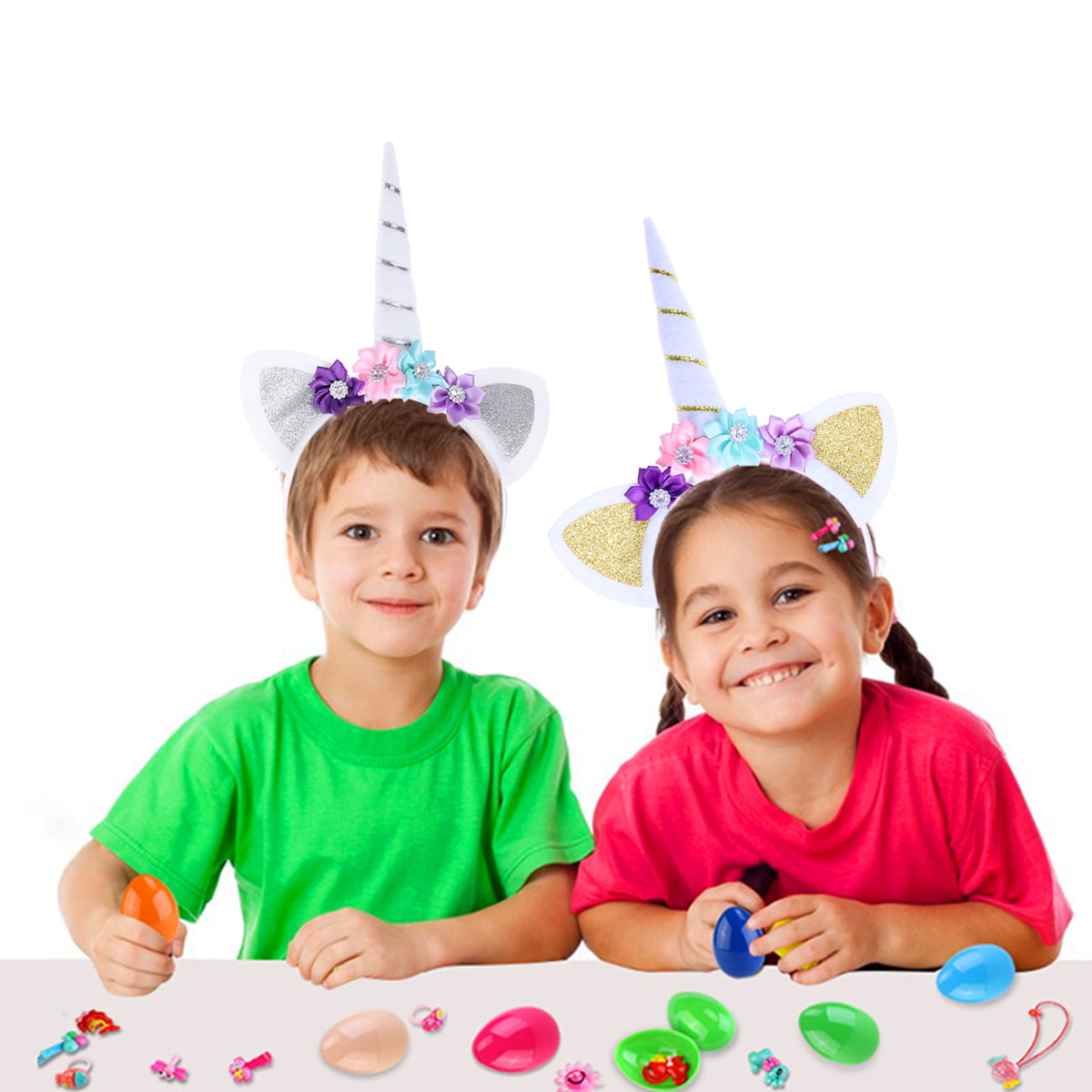 Buy Funny Kids Hair Hoop Flower Unicorn Headbands For Kids Birthday Unicorn  Party Accessories At Affordable Prices — Free Shipping, Real Reviews With  Photos — Joom | Unicorn Pearls Floral Pearls Hair
