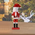 thumbnail image 3 of Accesorios de Diseño de Escena de Decoración de Estatuilla de Papá Noel Cascanueces para Dormitorio de Vacaciones Sunnimix Figurita de Cascanueces, 3 of 8