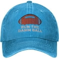 thumbnail image 1 of Football Hat Run The Damn Ball Hat for Men Baseball Hats Adjustable Cap, 1 of 7