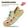 thumbnail image 2 of Unisex Garden Clogs Summer Breathable Beach Sandals Comfortable Slip On Garden Shoes for Women and Men, 2 of 7
