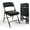 Black, variant on YEXJ Padded Folding Chairs with Thick Seat Cushion, Portable, Durable & Extra Comfortable Foldable Chairs for Indoor & Outdoor Events, Banquet, Party, Dinning, Work, Craft, PU-Grey-4
