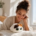 thumbnail image 7 of Cute Round Cat Plush Toy Soft Fluffy Kitten Stuffed Animal with Big Eyes for Stress Relief and gifts, 7 of 7