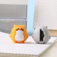 thumbnail image 5 of Sacapuntas de gato de dibujos animados Kawaii, cortador de lápices Manual de silicona para la escuela, juguetes de regalo para niños, papelería coreana, suministros de oficina, 5 of 5