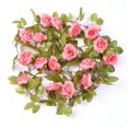 thumbnail image 4 of 17 flores decorativas de ratán rosa flor artificial de ratán flor artificial de ratán tubo de aire acondicionado techo de ratán, 4 of 6
