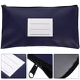 thumbnail image 3 of SHISUYAN PU Leather Money Wallet Pouch for Cash Check Receipt Convenient Bill Bag Storage Bag, 3 of 8