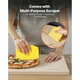 thumbnail image 4 of VEVOR Pizza Stone, 15 x 12 in Rectangular Cordierite Pizza Stone, Extra Large Baking-Stone with Scraper, 0.6 in Thick Heat-Resistant Cordierite, for Kitchen Oven, Baking Bread & Pizzas, BBQ Grilling, 4 of 9