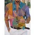 thumbnail image 1 of Nuevas camisas de manga larga de moda para hombre, camisetas de manga larga con estampado informal diario con solapa para hombre , ropa para exteriores de alta calidad, 1 of 6