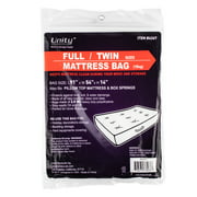 Durable Plastic Full/Twin Mattress Cover Dust Water 2 Mil Heavy Duty Storage Bag