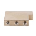 thumbnail image 3 of Solid L Shape Tremolo Brass Block for Locking Tremolo Bridge Electric Guitar 42mm, 3 of 5