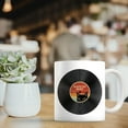thumbnail image 6 of Ceramic Coffee Mug Tea Cup Black Cat Music Record Pattern Ceramic Mug for Cat Music Lover Mug Birthdays - 11 OZ, 6 of 8