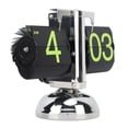 thumbnail image 1 of Retro Digital Flip Down Clock, 12 Hours Battery Operated Flip Desk Clock, Easy to Read 304 Stainless Steel Mechanical Digital Flip Desk Clock for Home Office School, 1 of 7
