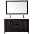 thumbnail image 3 of Wyndham Collection Wcv252560d-Vca-M58 Daria 60" Free Standing Double Basin Vanity Set -, 3 of 7
