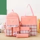 thumbnail image 2 of Conjunto De Mochila Con Patrón A Cuadros De 4 Piezas, Mochila Escolar De Estilo Preppy Con Bolso De Mano Y Bandolera Y Estuche Para Lápices, 2 of 4