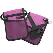 AsaTechmed Medical Pouch Hip Bag Antimicrobial, Nurse, Homecare, Medical Organizer Belt (Pouch Only) Many Colors! (Rose)