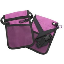 AsaTechmed Medical Pouch Hip Bag Antimicrobial, Nurse, Homecare, Medical Organizer Belt (Pouch Only) Many Colors! (Rose)