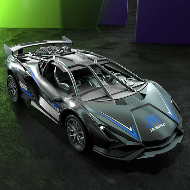Children's Audio Visual Sports Car Sound Effects Cool Racing Boys And Girls Gift Simulation Model Car Toys