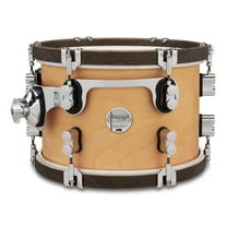 PDP Concept Classic 8x12 Natural Stain Tom with Walnut Stain Hoops