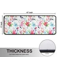 thumbnail image 5 of Kitchen Rugs Sets Of 2,Pioneer Flower Floral Print Pattern Anti Fatigue Kitchen Mat Rugs Non Slip Washable,Decorative Kitchen Floor Mats for Kitchen,Sink,Laundry,17"x47"+17"x47", 5 of 5