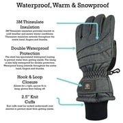 N'Ice Caps Womens Waterproof Thinsulate Gloves Winter Ski Snow Insulated Female Adults Turquoise