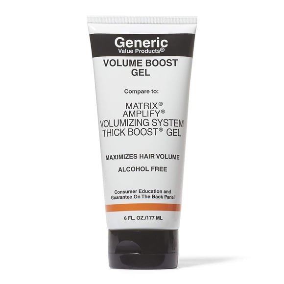 Generic Value Products Gel de aumento de volumen que se puede mantener sin alcohol, se seca sin descamación, aumenta el cuerpo y el volumen, 6 onzas