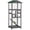 Gray 757, variant on Extra Large Wooden Hamster Cage with Opening Roof, Gray - PawHut Gerbil Habitat for Small Animals, Multi-Level Hut with Ramps