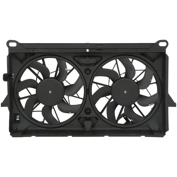 SCITOO Radiator Cooling Fan Compatible with2007-2013 for Cadillac Escalade EXT for Chevrolet Avalanche for Chevrolet Silverado 1500 for Chevrolet Suburban 1500 for Chevrolet Tahoe