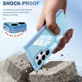thumbnail image 5 of Dteck Built-in Screen Protector Case for Samsung Galaxy S24 Ultra,Compatible with Mag-Safe Slim TPU+PC Full-Body Stylish Shockproof Protective Transparent Cover,Blue, 5 of 7