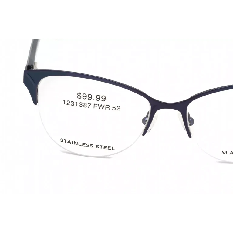 GUESS MARCIANO GM0290-3 CATEYE HALF-RIMLESS USA DESIGNER