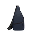 thumbnail image 2 of Bandolera Mochila de hombre para cabestrillo pecho hermética • Mochila de hombro cruzada ligera • Bolsa mensajera multifuncional deportiva para ocio al aire libre, 2 of 6