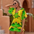 thumbnail image 2 of Vibrant Floral Kaleidoscope Pattern Women's Luxury Party Dress Evening Dresses Ladies Cover Ups, 2 of 6