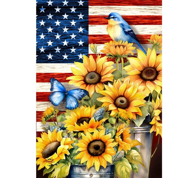 Briarwood Lane Summer Garden Flag 12x18 For Outdoor American Country For Summer Garden Flag Flags For Outside
