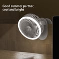 thumbnail image 5 of Dopebox Silent Table Fan Travel Fan, Handfan Portable Fan, Usb Rechargeable Fan, Battery Powered Portable Fan, Indoor or Outdoor (White), 5 of 6