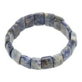 thumbnail image 2 of Beaded Bracelet, Flat Tube Shape Beads Stretch Bracelet Blue Dot Mixed Color  For Birthdays, 2 of 8
