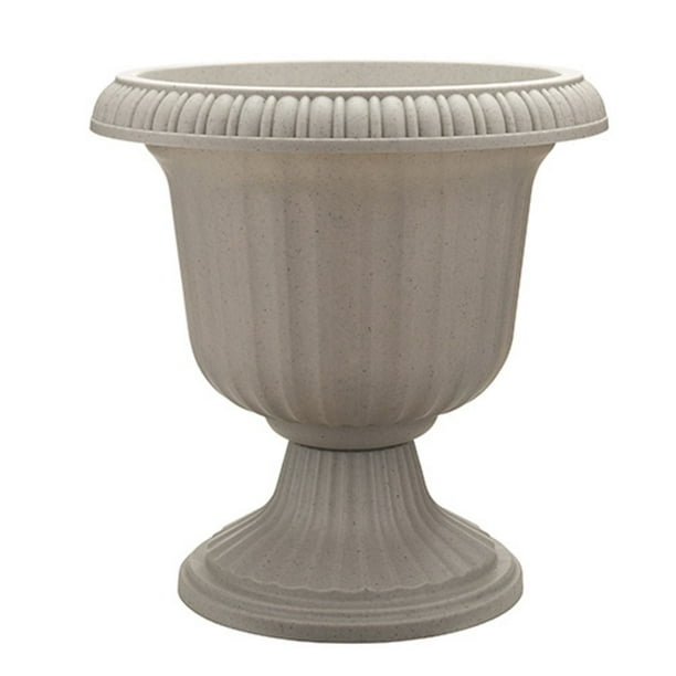 Southern Patio Large 14 In Outdoor Lightweight Resin Utopian Urn
