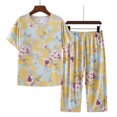 thumbnail image 1 of REDHOTYPE Nouveau Pyjama de Mode pour Femmes Cool Imprimé Floral Pyjama Set Mode Homewear Grande Taille XL-4XL, 1 of 2