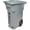 Gray, variant on 64 Gallon Heavy Duty Trash Can with Wheels and Casters, Rolling Garbage Bin with Lid, Large Outdoor Waste Container, Blue